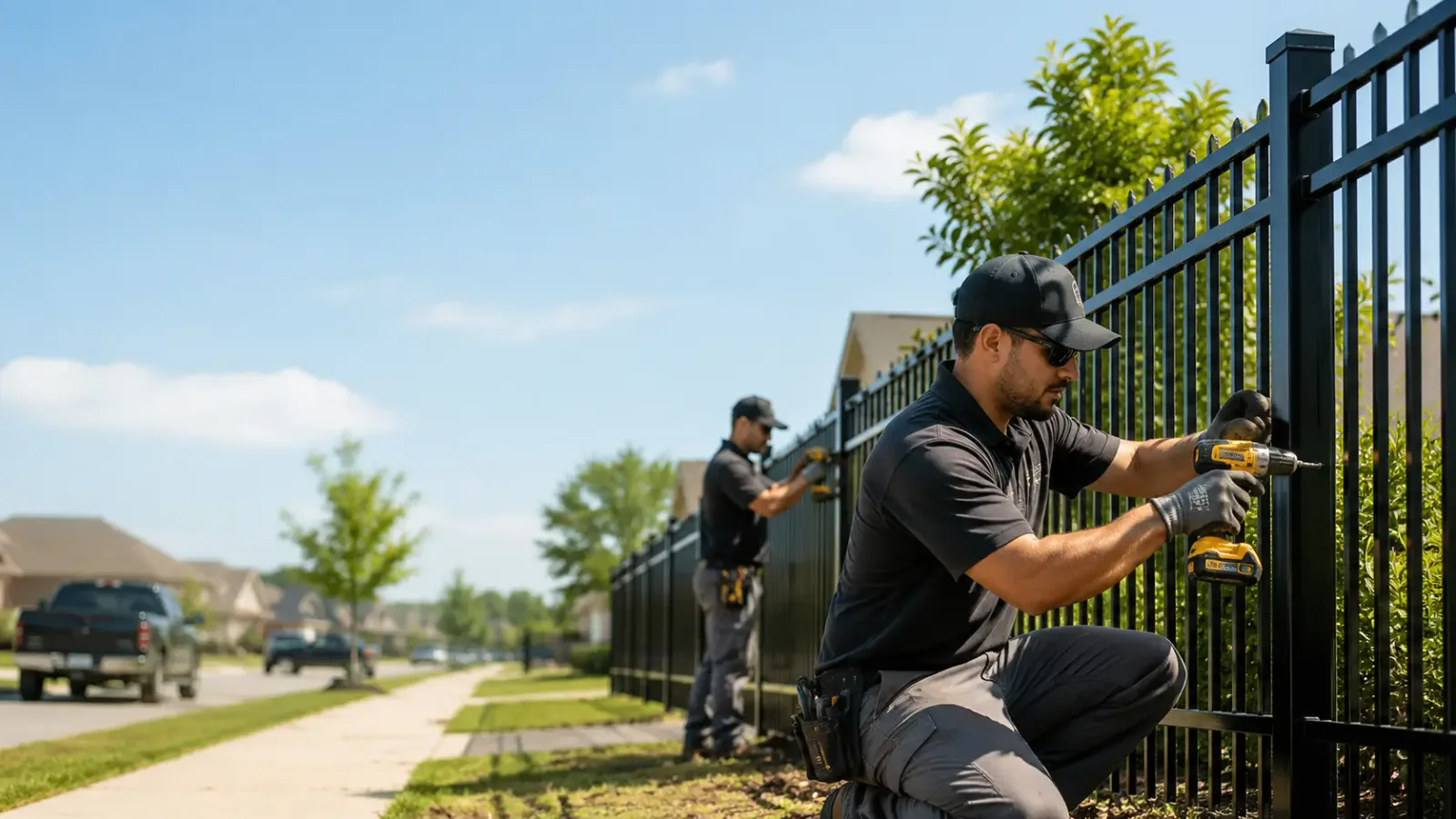 Metal Fence Installation in Mutual, OK